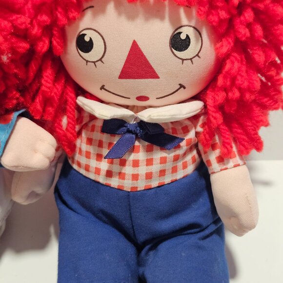 Vintage Applause Raggedy Ann & Andy Wind-Up Musical Doll Pair - Picture 7 of 7